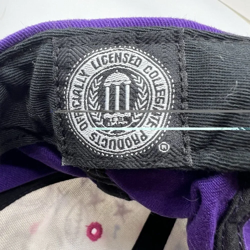 Penn State Nittany Lions Girls Youth Strapback Hat Cap Purple Graffiti Football
